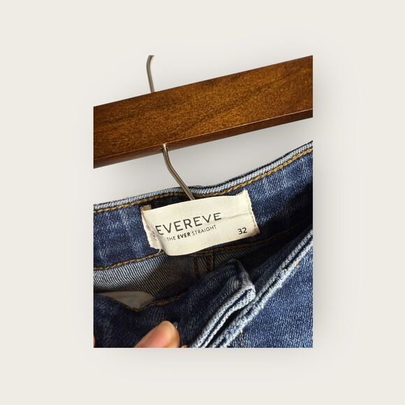 Evereve The Ever Straight Jeans in Composed Size 32 - Picture 6 of 7